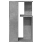 vidaXL Table d'appoint gris béton 35x35x60 cm bois d'ingénierie
