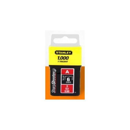 Boite de 1000 agrafes 6 mm (53/6) pour cloueur T45 BOSTITCH