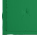 vidaXL Chaises de jardin avec coussins lot de 2 Bois d'acacia massif