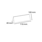 Lot De 10 Chevalets Double Face Horizontal A7 - Cristal - X 10 - Exacompta
