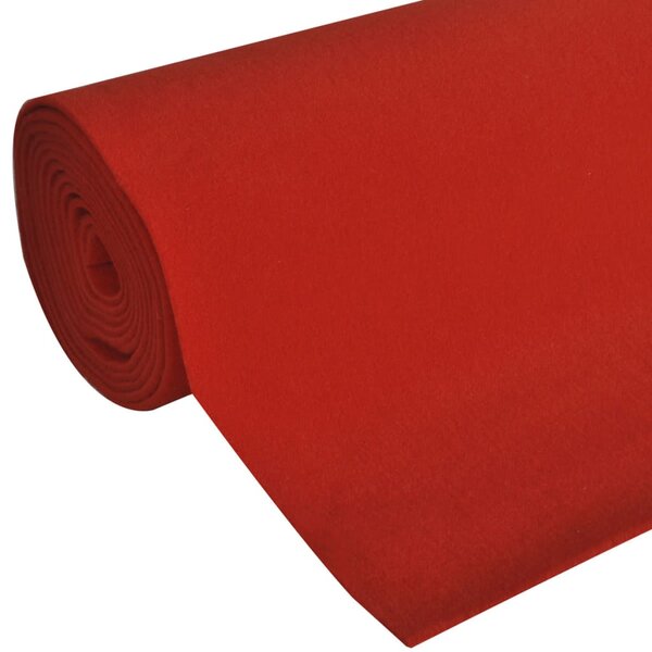 vidaXL Tapis rouge 1 x 20 m Extra lourd 400 g/m²