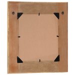 vidaXL Miroir mural Bois de récupération massif 60 x 60 cm