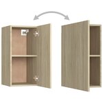 vidaXL Ensemble de meubles TV 8 Pièces Chêne sonoma Bois d'ingénierie