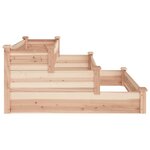 vidaXL Lit surélevé de jardin 120x120x56 cm bois massif de sapin