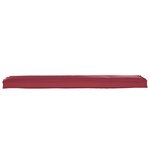 vidaXL Coussin de palette pour banc Rouge vin 180x40x8 cm Tissu Oxford