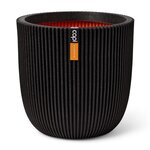 Capi Jardinière Groove 35x34 cm noir