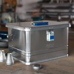 ALUTEC Boîte de rangement en aluminium COMFORT 60 L