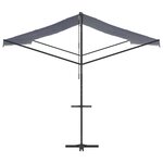 vidaXL Auvent autoportant bleu et blanc 600x300 cm tissu et acier
