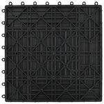vidaXL Carreaux de terrasse 30x30 cm 11 Pièces Gris WPC 1 m2