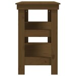 vidaXL Banc de travail Marron miel 110 5x50x80 cm Bois de pin massif