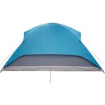 vidaXL Tente de cabine familiale 6 personnes bleu imperméable