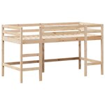 vidaXL Lit superposé avec échelle et toit sans matelas 80x200 cm