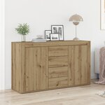 Buffet vidaXL Chêne artisanal Bois d'ingénierie 120 x 36 x 69 cm