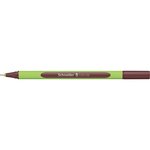 Feutre Fineliner Line-Up 04 topaz Marron x 10 SCHNEIDER