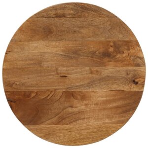vidaXL Dessus de table Ø 50x3 8 cm rond bois de manguier massif