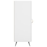 vidaXL Buffet blanc 34 5x34x90 cm bois d'ingénierie