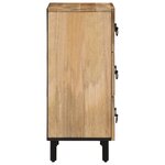 vidaXL Armoires latérales 2 Pièces 60x33x75 cm bois massif de manguier