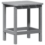 Ensemble de salon de jardin vidaXL 3 pièces gris clair HDPE