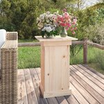 vidaXL Support à fleurs 40x40x60 cm Bois de pin solide