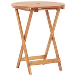 vidaXL Ensemble de bistro 3 Pièces beige tissu et bois massif