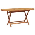 vidaXL Ensemble à manger de jardin 7Pièces beige polypropylène et bois