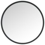 vidaXL Miroir mural Noir 30 cm