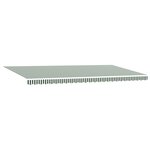 vidaXL Store rétractable automatique vert et blanc 600x300 cm