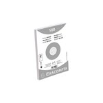 Paquet 100 Fiches Sous Film - Bristol Quadrillé 5x5 Non Perforé 148x210mm - Blanc - X 10 - Exacompta