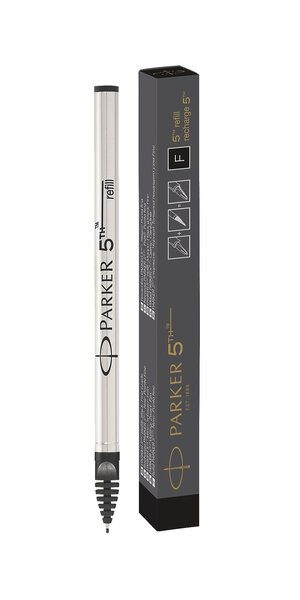Parker 5th mini recharge  pointe fine  encre noire