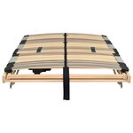 vidaXL Sommier à lattes électrique avec 42 lattes 7 zones 90x200 cm