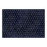 Plaid coton recyclé bleu foncé 130 x 170 cm