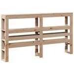 vidaXL Tête de lit avec étagères 120 cm bois massif de pin