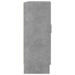 vidaXL Bibliothèque Gris béton 82 5x30 5x80 cm Bois d'ingénierie