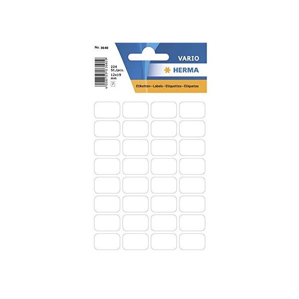 Étiquettes multi-usages, 55 x 82 mm, blanc, petit herma