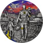 Pièce de monnaie en Argent 2000 Francs g 62.2 (2 oz) Millésime 2024 UKRAINE TRIBUTE