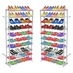 vidaXL Étagère à chaussures 2 Pièces