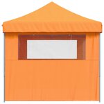 vidaXL Tente de réception pliable escamotable avec 3 parois latérales