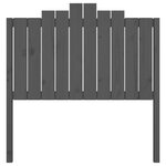 vidaXL Tête de lit Gris 106x4x110 cm Bois massif de pin