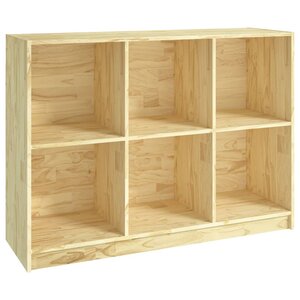 vidaXL Bibliothèque 104x33x76 cm bois de pin massif