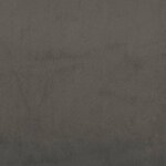 vidaXL Tête de lit avec oreilles Gris foncé 103x23x118/128 cm Velours