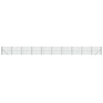vidaXL Clôture en treillis métallique et piquet d'ancrage vert 1 6x25m