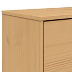vidaXL Armoire à chaussures OLDEN marron 55x35x120 cm bois pin massif