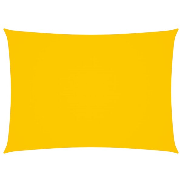 vidaXL Voile de parasol Tissu Oxford rectangulaire 5x7 m Jaune