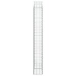vidaXL Panier de gabions arqué 100x30x220/240 cm Fer galvanisé