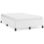 vidaXL Cadre de lit blanc 120x190 cm similicuir