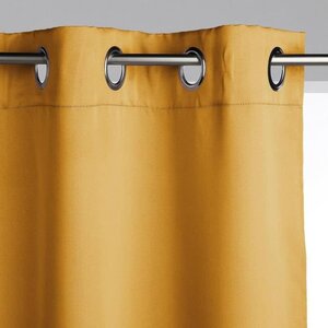 Rideau occultant - 140 x 260 cm - Ocre
