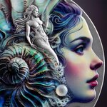 Pièce de monnaie en Argent 2000 Francs g 62.2 (2 oz) Millésime 2025 Nature Spirits MERMAID