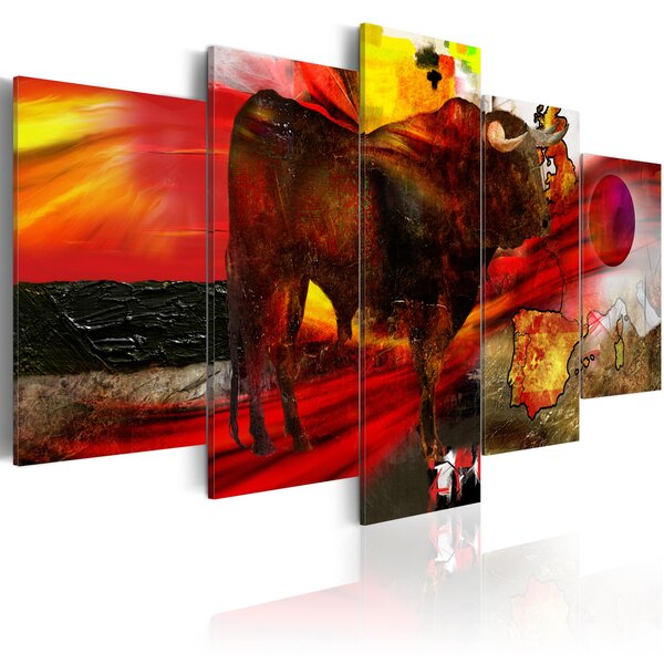 Tableau - spanish temper l x h en cm 200x100