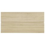 vidaXL Armoire d'évier Chêne sonoma 90x38 5x45 cm Bois d'ingénierie