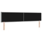 Têtière vidaXL Design Lignes Gris clair 200 cm Tissu